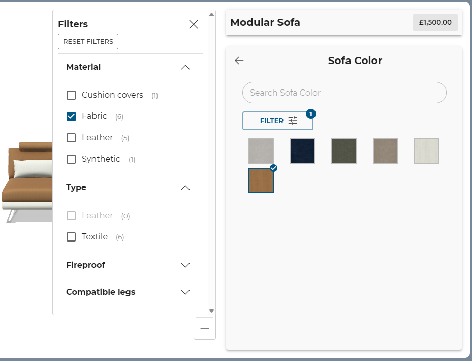 Product filters