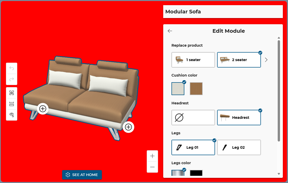 Red background color