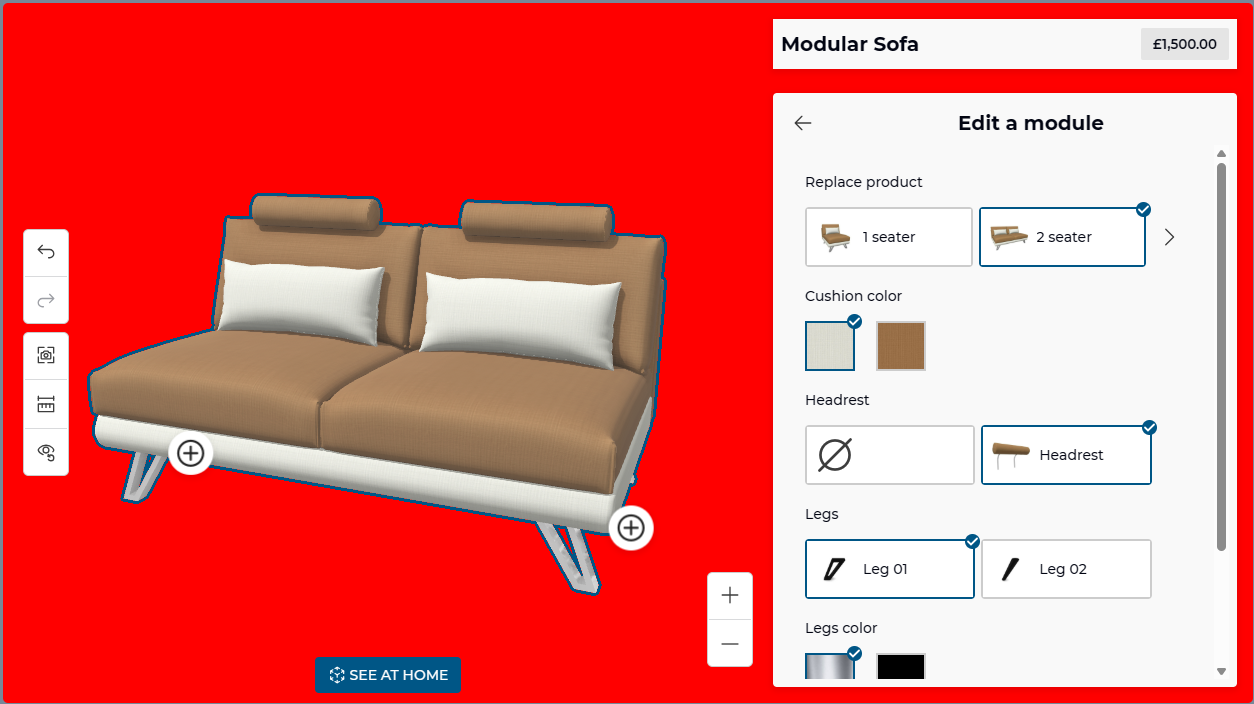 Red background color